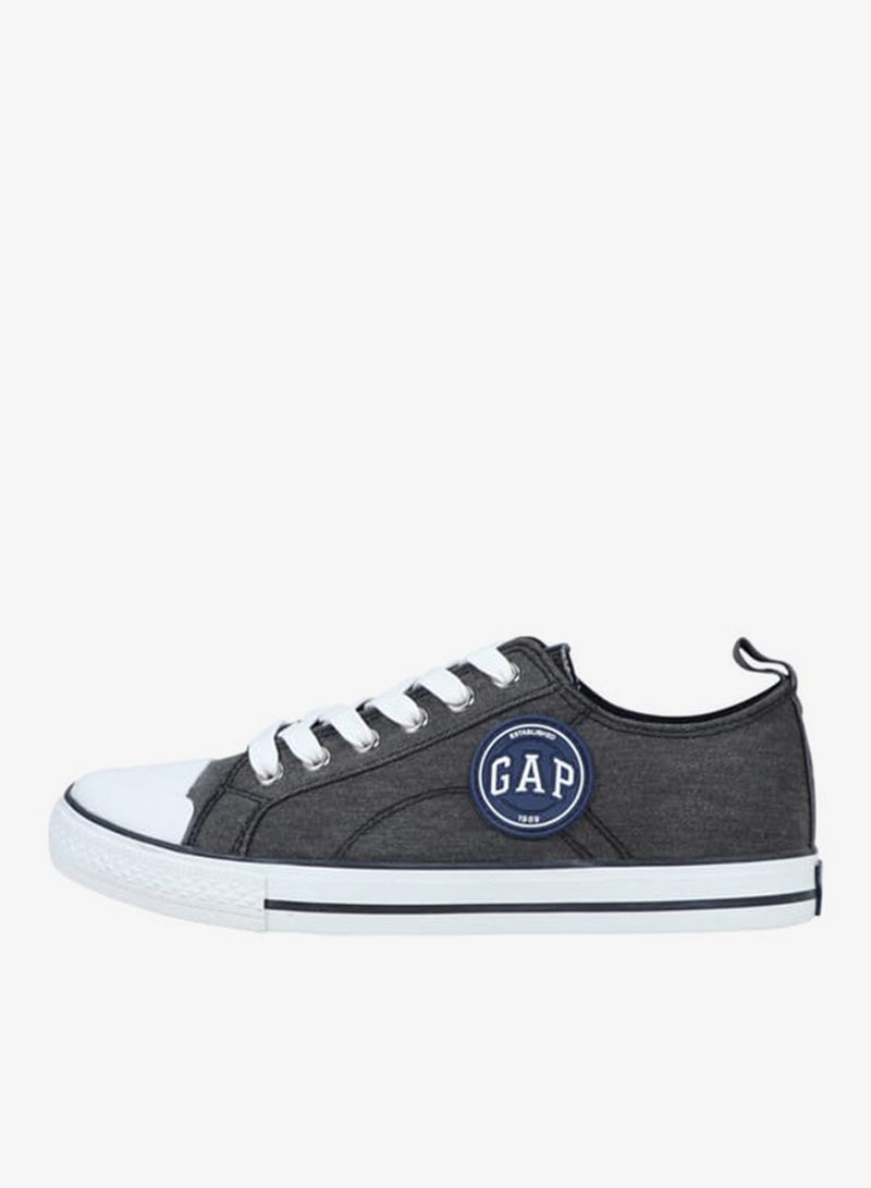 GAP Men's Logo Detail Lace-Up Sneakers with Pull Tabs - HOUSTON II - Image 2