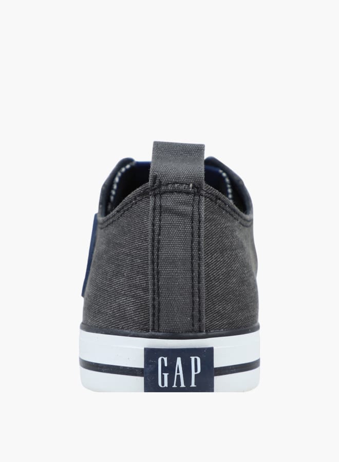 Men's Logo Detail Lace-Up Sneakers with Pull Tabs - HOUSTON II