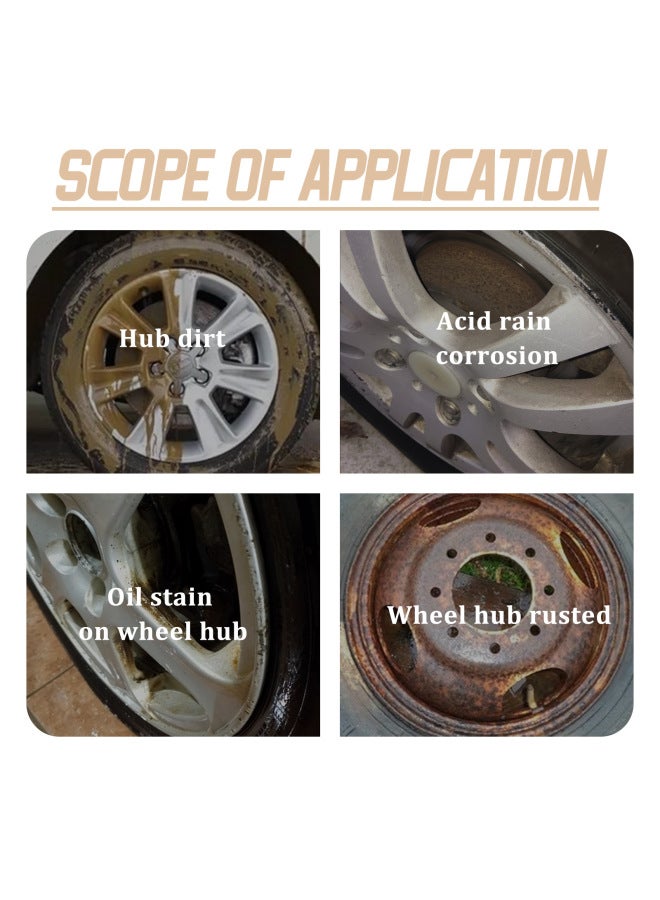 Yes Cleaner, Wheel Hub Rim Yellowing, Eliminating Wheel Noise, Cleaning Stains, Rust Remover - Image 2