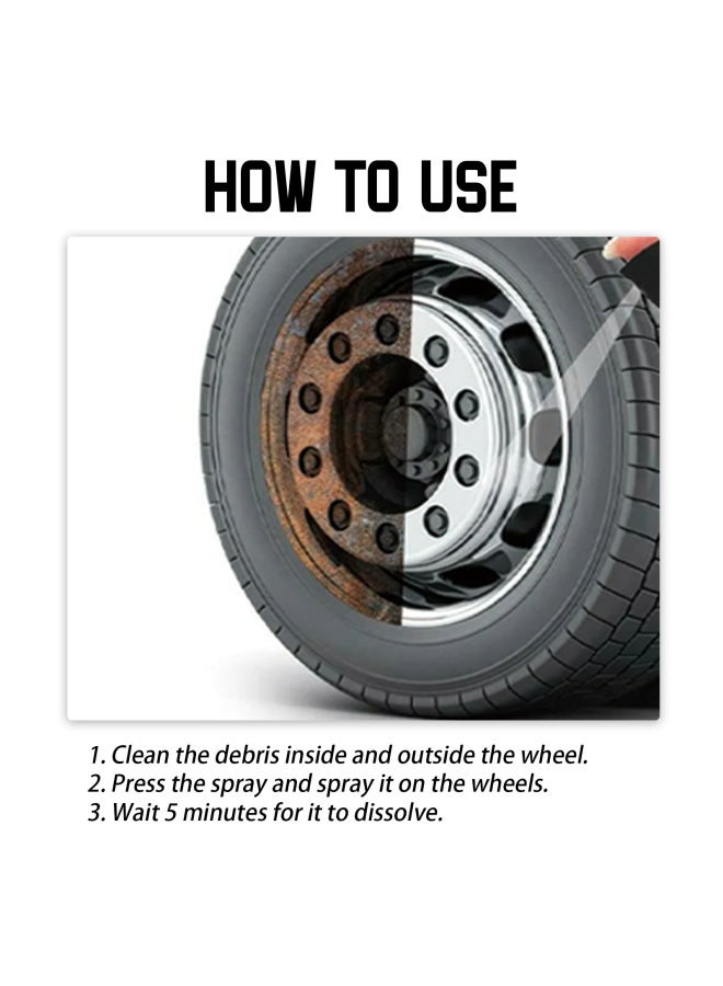 Yes Cleaner, Wheel Hub Rim Yellowing, Eliminating Wheel Noise, Cleaning Stains, Rust Remover - Image 5