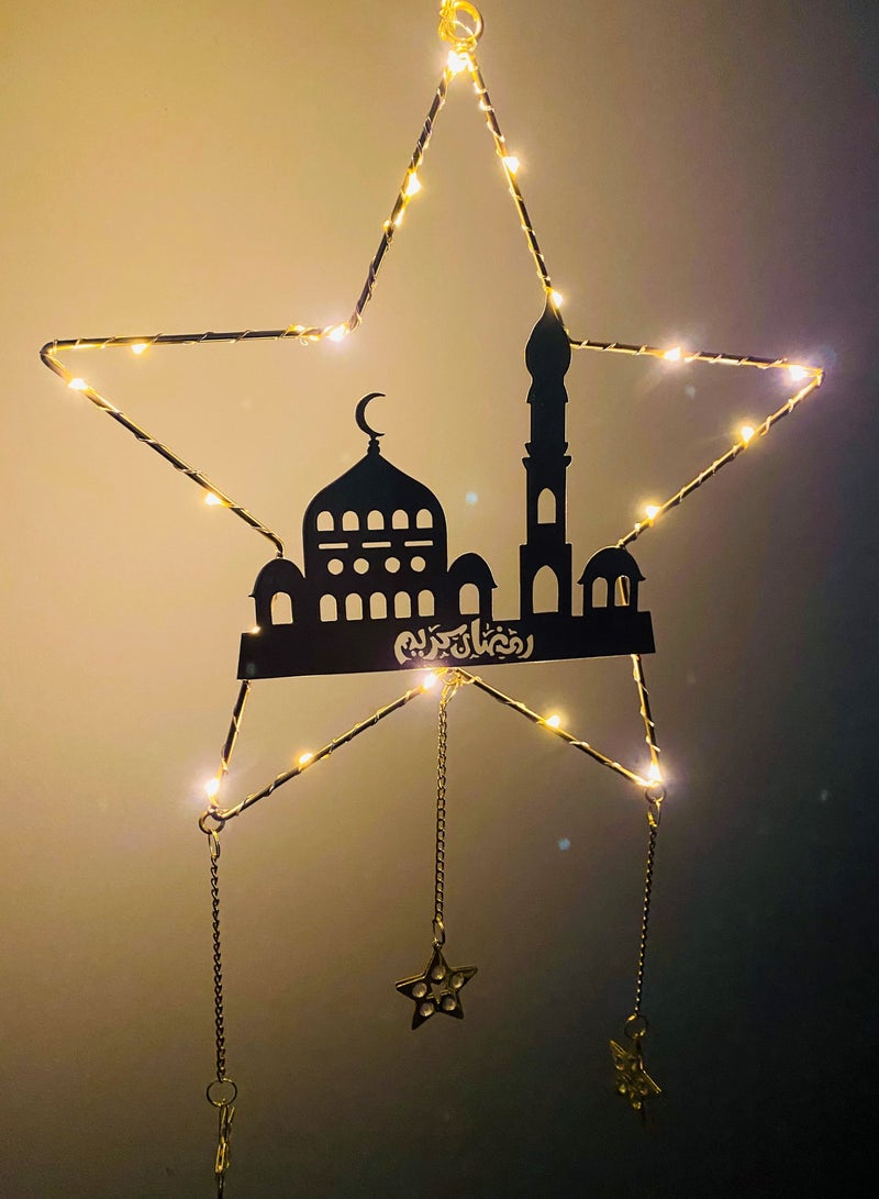 Highland Hanging Star Eid Ramadan LED Light Decorations - Image 1