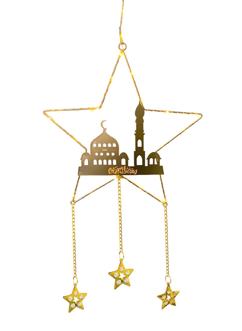 Highland Hanging Star Eid Ramadan LED Light Decorations - Image 2