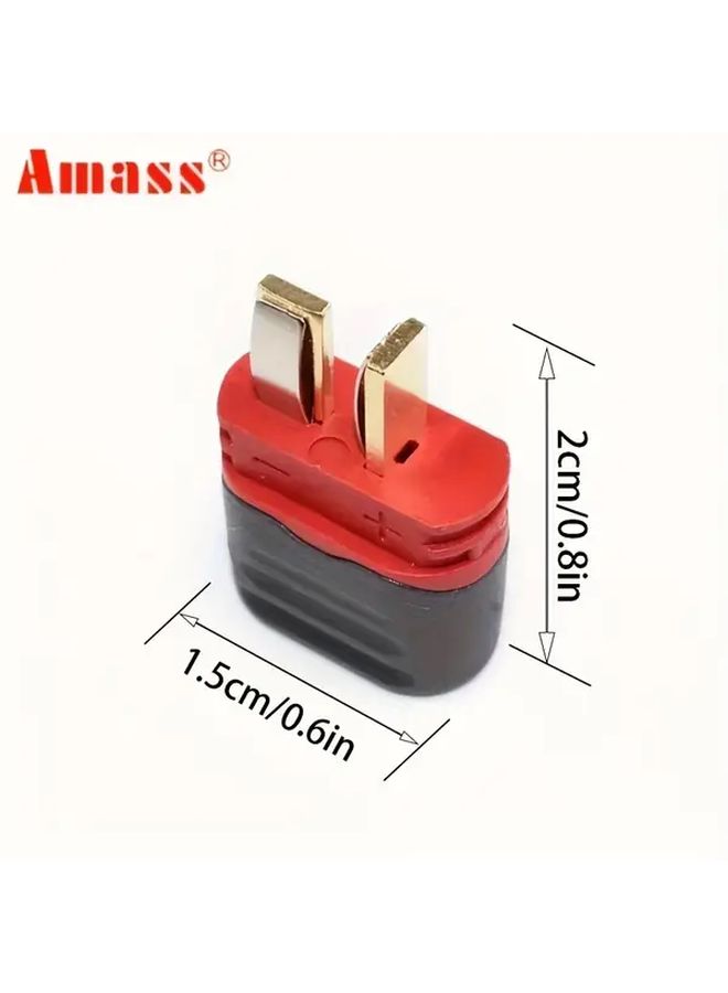 10PCS Male Female Deans T Plug Connector With Cover For RC Battery Aircraft Toys - Image 2