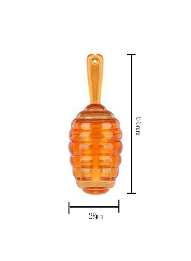 lasenersm 6 Pieces Empty Lip Gloss Tubes Reusable Lip Gloss Containers Honey Pots Shaped Lips Gloss Tube 9 ml Empty Refillable Lips Gloss Bottles DIY Cosmetics Lipstick Containers(Clear, Brown) - Image 2
