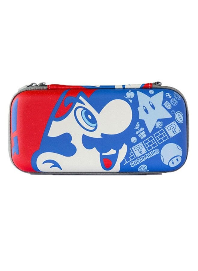 Ant - Super Mario Pattern Zippered Storage Bag for Nintendo Switch, Protective Portable Switch Carry Case with 10 Game Card Slots,  Portable Travel Carry Cover for Switch - Image 1