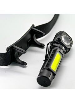 Generic Outdoor Strong Magnetic Work Lamp Headlamp Camping Fishing Multi-function Headlamp Plus Pen Lamp Waterproof LED Lamp-Color:500 MA Battery  - Image 3