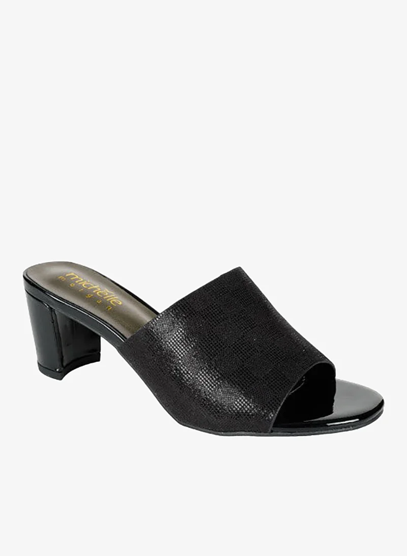 092-2668 Michelle Morgan Ladies Block Heel 914RJ191 Black