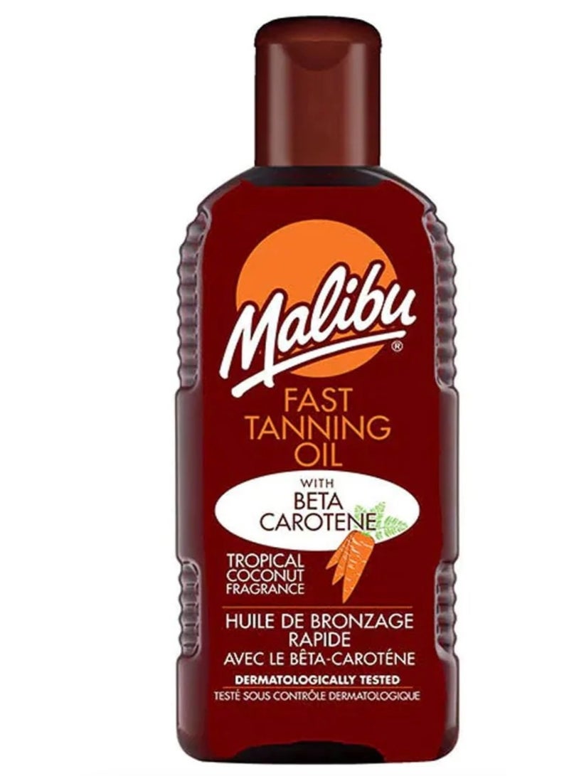 Malibu Fast Tanning oil with Carrott (200ml)