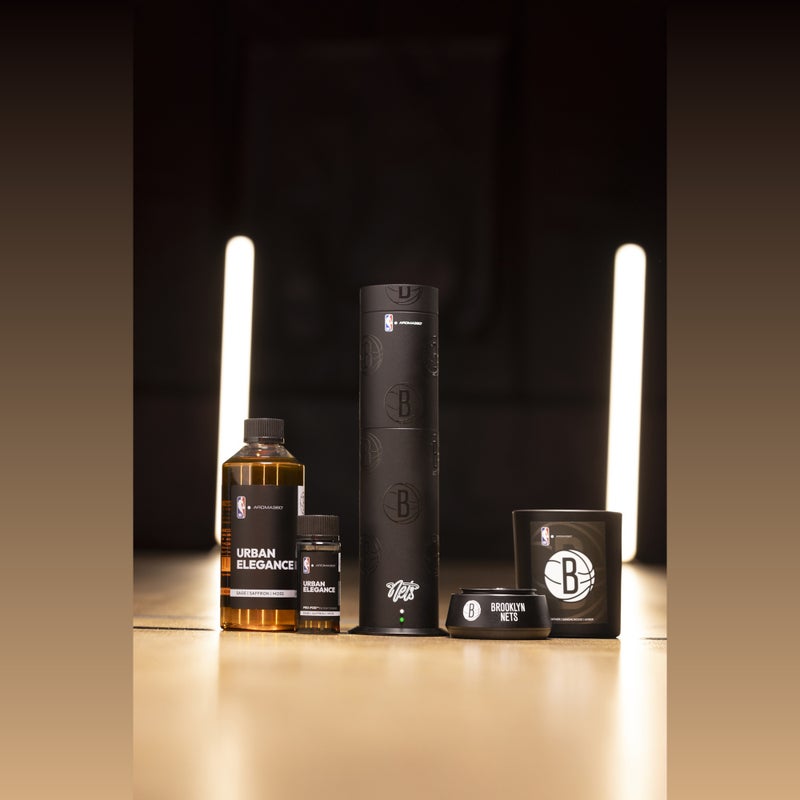AROMA360 x NBA - Brooklyn Nets Luxury Portable Essential Oil Car Diffuser - Aromatherapy Oils Scent Car Diffuser - Auto On/Off Wireless Feature - Oil Not Included - Image 2
