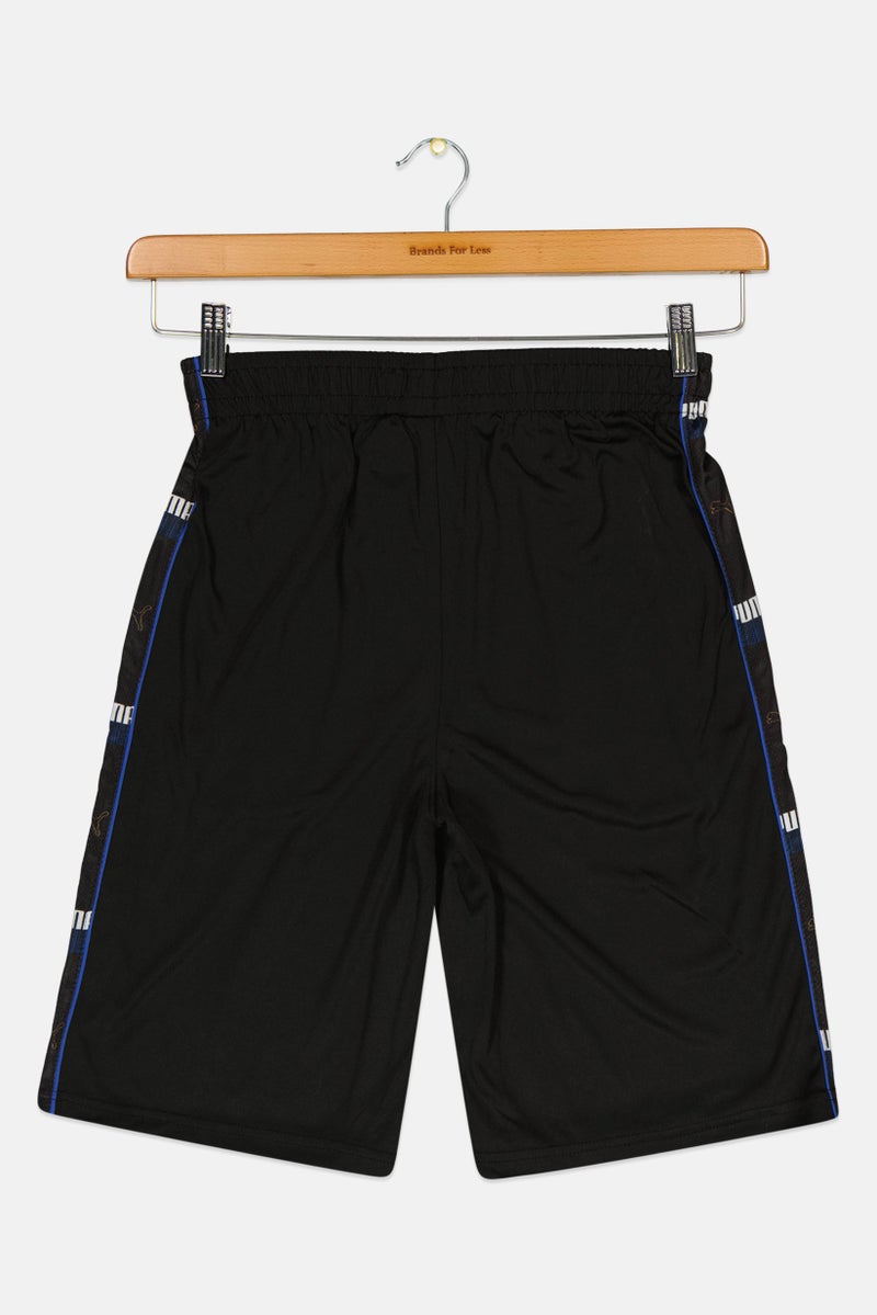 PUMA Kids Boy Sportswear Fit Outdoor Shorts, Black  - Image 2