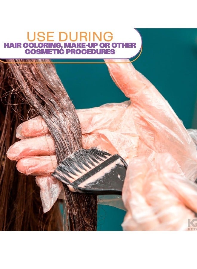 500Pcs Paraffin Gloves Hand Treatment Shower Gloves Paraffin Gloves Shower Gloves Disposable Plastic Glove Liners for Pedicure Pedicure Spa Drying Hands - Image 5