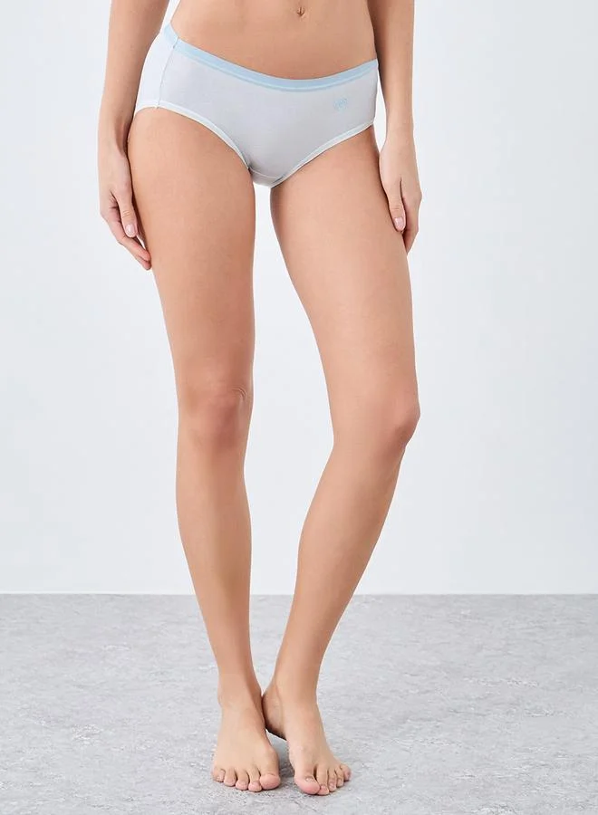 Styli Styli Pack of 5 - Print Detail Briefs with Contrast Waistband