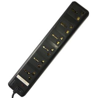 ADNET 6 Multi Universal Socket Spike Guard 45 Mtr  - Image 1