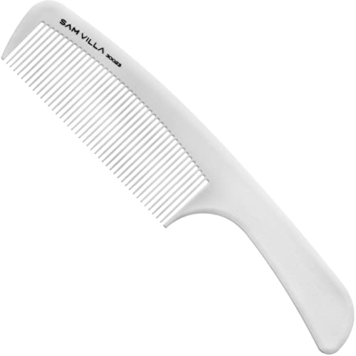 Sam Villa Artist Series Barbering Handle Comb, Ivory - Image 1