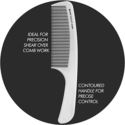 Sam Villa Artist Series Barbering Handle Comb, Ivory - Image 3