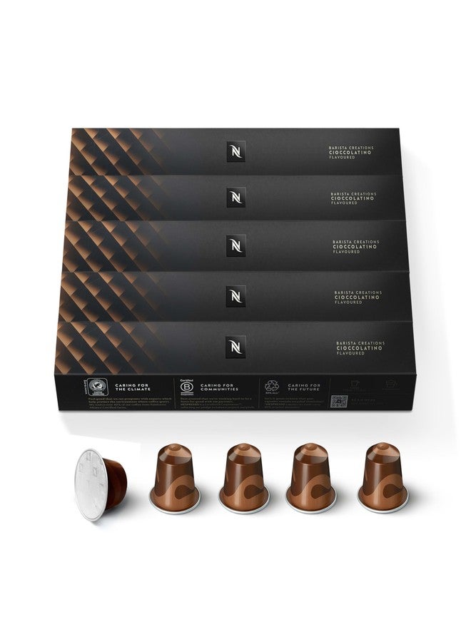 Nespresso Capsules Original Line, Cioccolato, Medium Roast Espresso Coffee, 50 Count Espresso Coffee Pods - Image 1