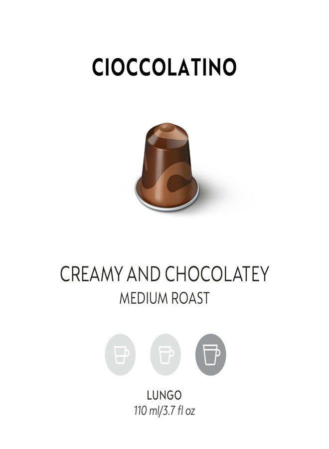 Nespresso Capsules Original Line, Cioccolato, Medium Roast Espresso Coffee, 50 Count Espresso Coffee Pods - Image 2