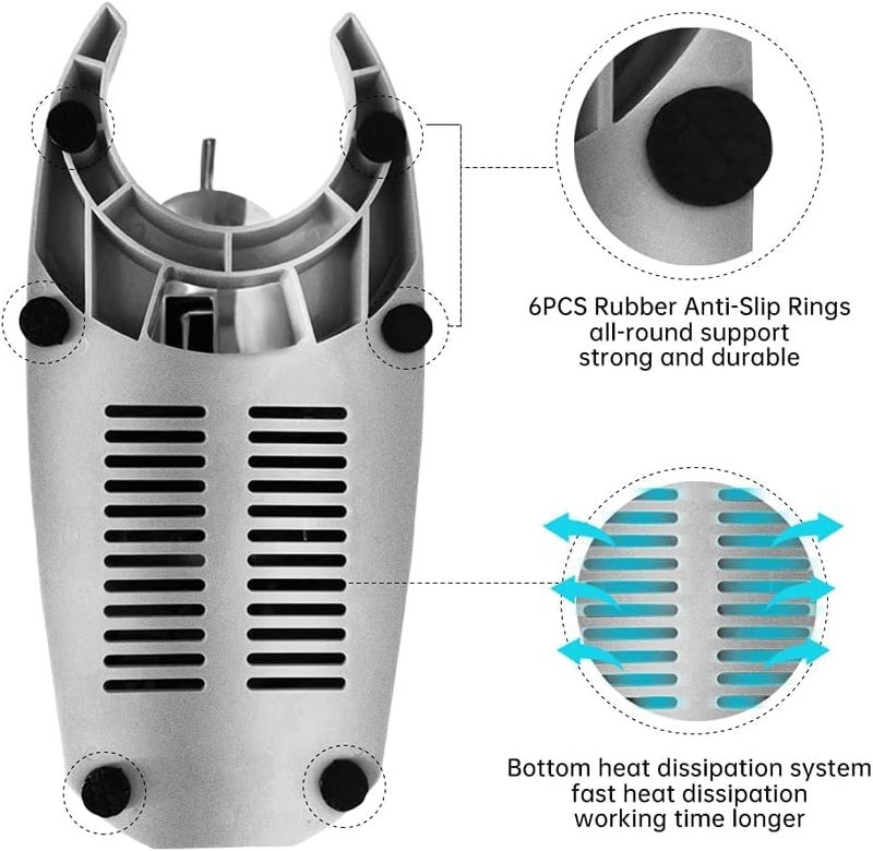 XENGVA XENGVA Electric Block Ice Crusher Machine for Ice Cube Breaker Hand Crank Crusher Masher Mixer Grinder Chopper Snow Cone Maker Shaved Ice Gola Maker Machine for Summer Ice Cream Ice Dish Stick Gola  - Image 2