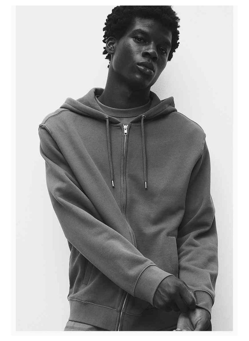 H and M - HM New Casual And Fashionable Loose Printed Hoodie - Image 1