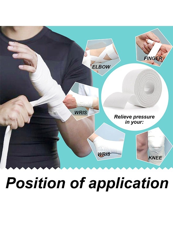 SEFUDUN Elastic Sports Bandage Muscle Patch Pure Cotton Material Sports Elastic Tape 3 Rolls - Image 5