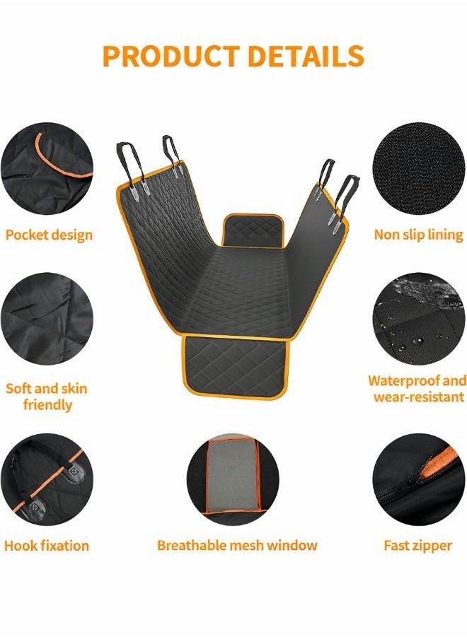 GROIC Pets Car Dog Cover Back Seat,Dog Seat Cover for Back Seat,Scratch Prevent Antinslip Dog Car Hammock,Waterproof Hammock Protector High Heat Resistant and Nonslip BackSeats Cover,Automotive Supplies  - Image 2