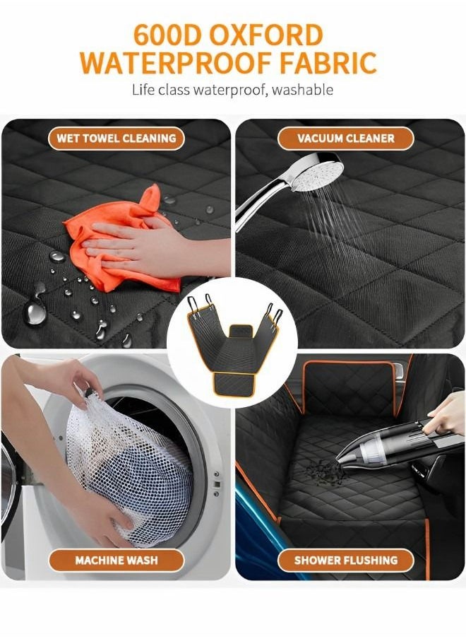GROIC Pets Car Dog Cover Back Seat,Dog Seat Cover for Back Seat,Scratch Prevent Antinslip Dog Car Hammock,Waterproof Hammock Protector High Heat Resistant and Nonslip BackSeats Cover,Automotive Supplies  - Image 3