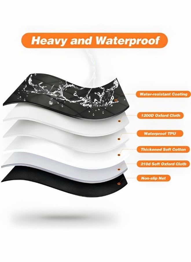 GROIC Pets Car Dog Cover Back Seat,Dog Seat Cover for Back Seat,Scratch Prevent Antinslip Dog Car Hammock,Waterproof Hammock Protector High Heat Resistant and Nonslip BackSeats Cover,Automotive Supplies  - Image 4