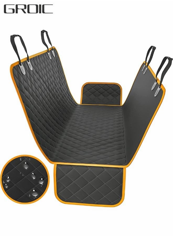 GROIC Pets Car Dog Cover Back Seat,Dog Seat Cover for Back Seat,Scratch Prevent Antinslip Dog Car Hammock,Waterproof Hammock Protector High Heat Resistant and Nonslip BackSeats Cover,Automotive Supplies  - Image 1