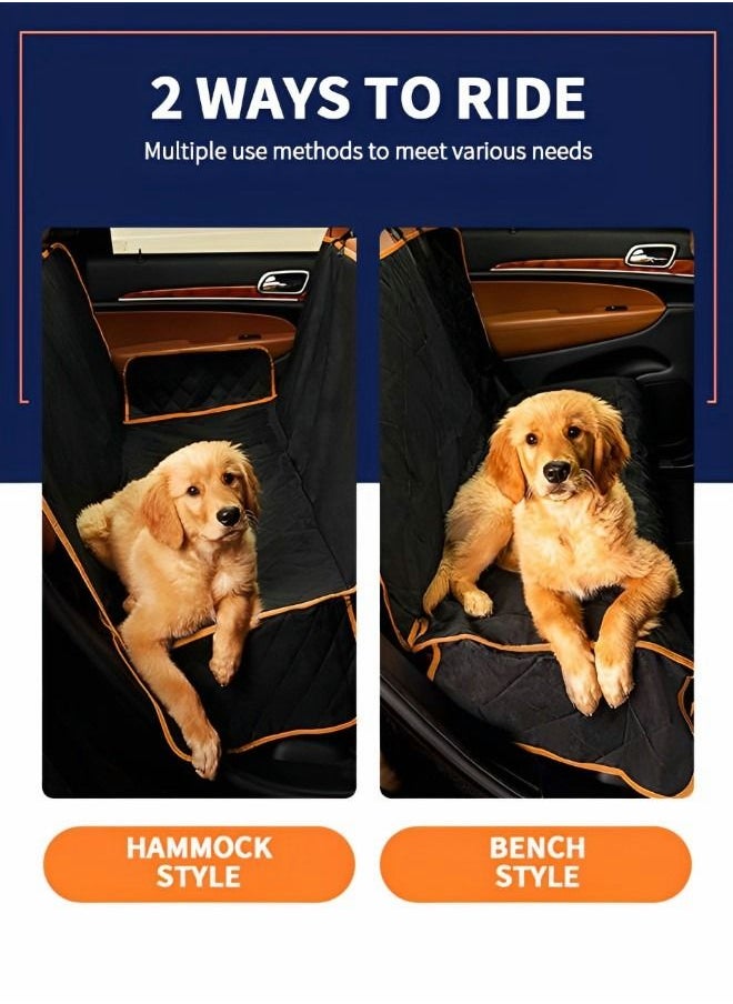 GROIC Pets Car Dog Cover Back Seat,Dog Seat Cover for Back Seat,Scratch Prevent Antinslip Dog Car Hammock,Waterproof Hammock Protector High Heat Resistant and Nonslip BackSeats Cover,Automotive Supplies  - Image 5
