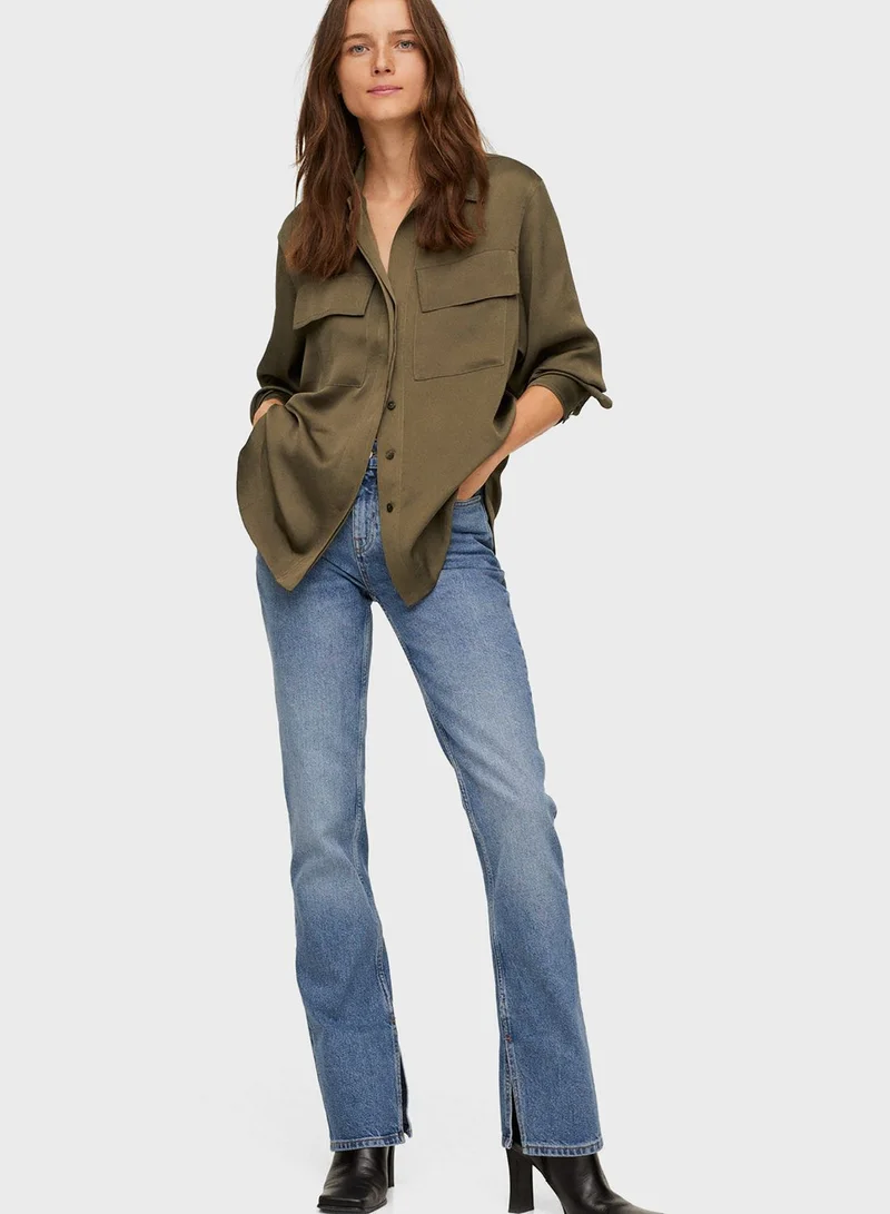 MANGO Button Down Shirt