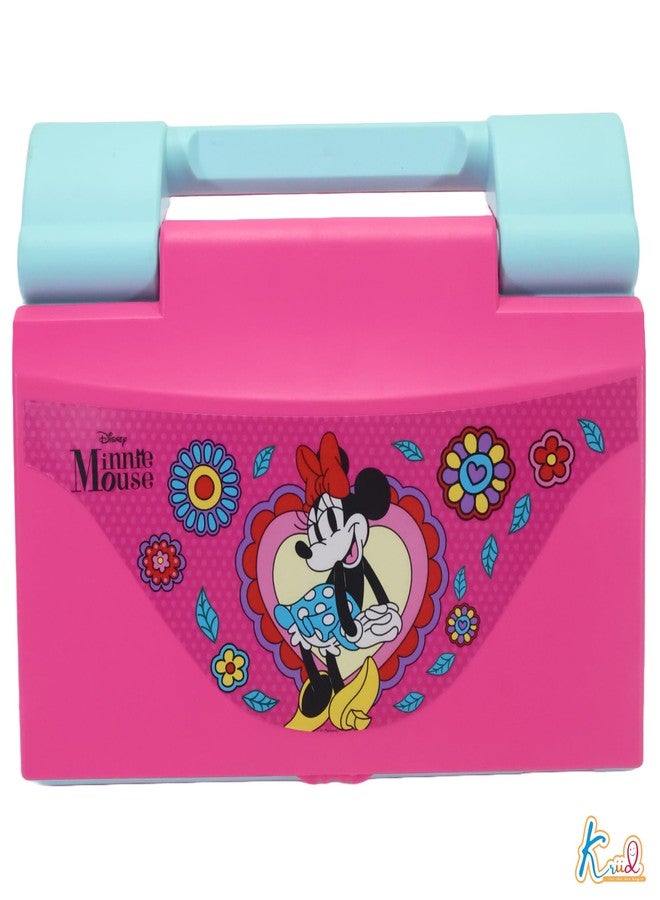 Kriiddaank Krriiddaank Minnie Theme Educational Laptop for Kids - 20 Learning Activities for 3+ Girls, Interactive Toy for Alphabet, Numbers, Math, Music & Logic - Pink (ISI Certified)|Birthday Gift - Image 5