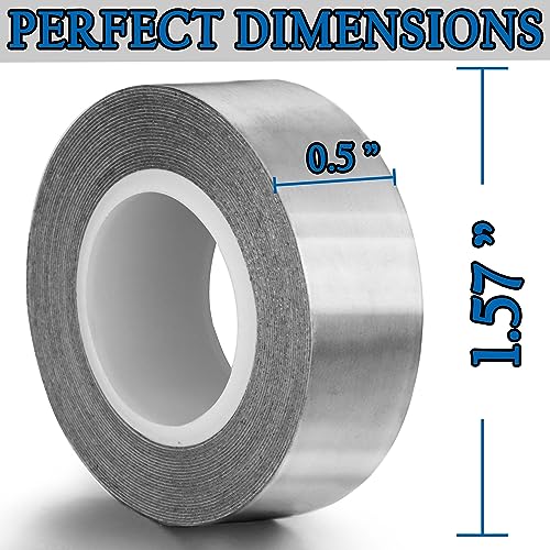 Golfupp 0.5 Grams Per Inch High Density Lead Tape | 1/2''x 100'' Adhesive Lead Tape | Add Swing Weight for Golf Tennis Racket Pickleball Paddle Adjust Weight - Image 2