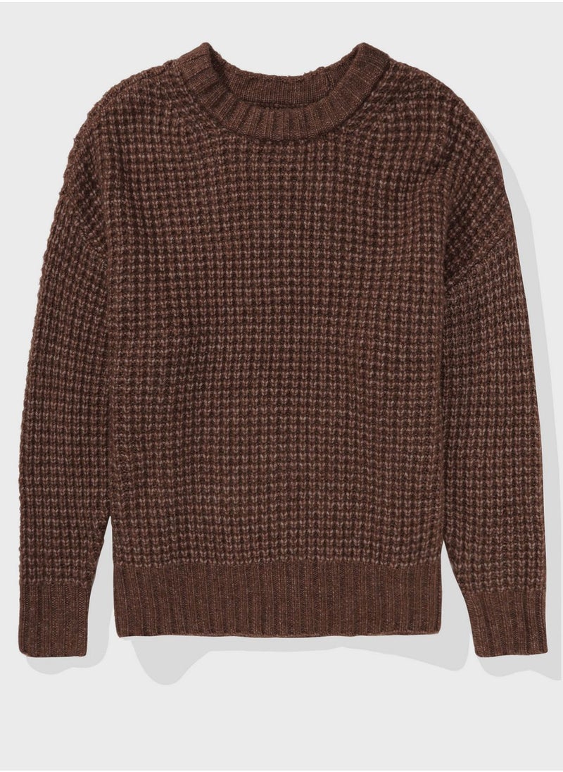 American Eagle - Crew Neck Knitted Sweater - Image 1