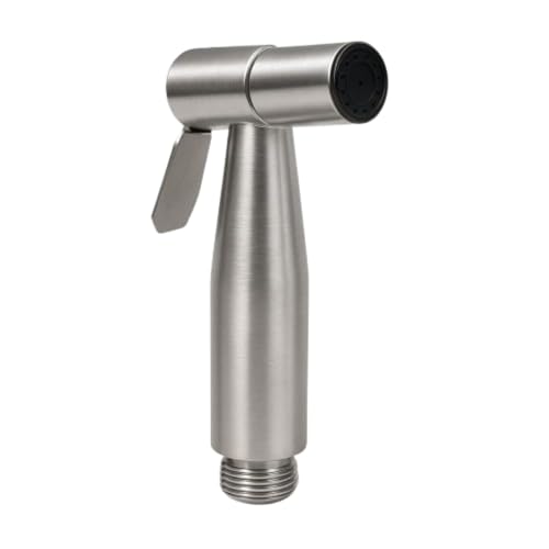 Prem's SUS304 Health Faucet Stainless Steel Heavy Duty Health Faucet flush gun with 1.2m Ultra Flexible Hose and Wall Hook (Silver) for Toilet | toilet Jet Spray gun with pipe | Hand faucet for toilet - Image 4