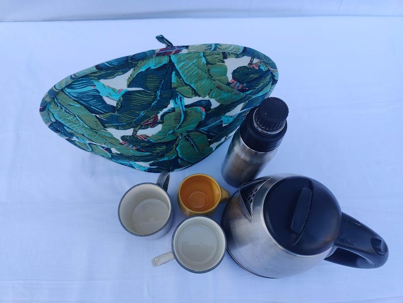 Malan Bai Mandala Tea Cozy Cover Hand Block Winter Tea Cozy Cotton Tea Kettle Warmer Pot Cover Hot Coffee Cover Handamde Kitchen Décor Brand: Malan Bai (Pattern 33) - Image 5