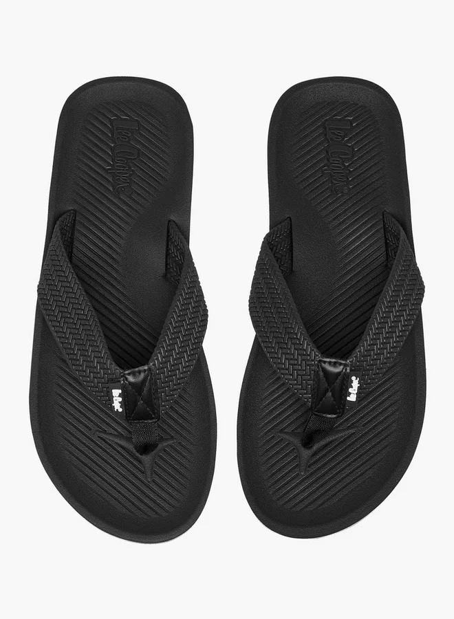 لي كوبر Men's Textured Thong Slippers