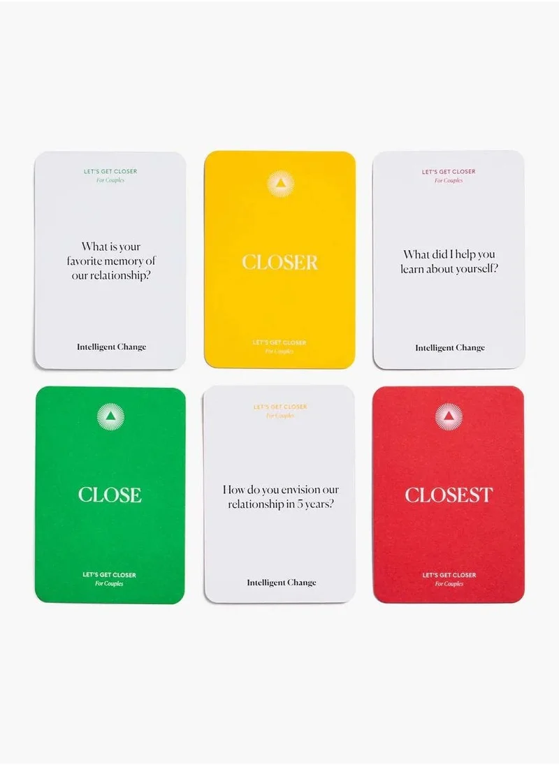 أنتلجينت_تشينج Intelligent Change Let's Get Closer Conversational Cards - Couples Edition