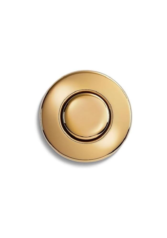 InSinkErator STC-FG Push SinkTop Switch Button in French Gold - 1.3 x 0.8 x 1.7 inches - Image 1
