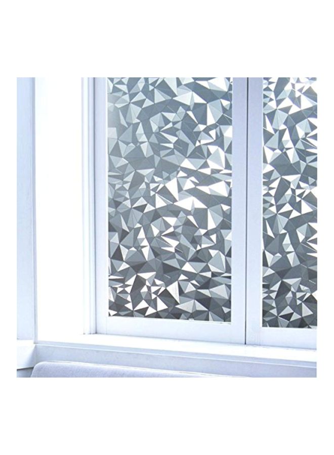 Fofon 3D Cut Glass Effect Window Film Translucent 1.5x17.7x1.5inch - Image 2