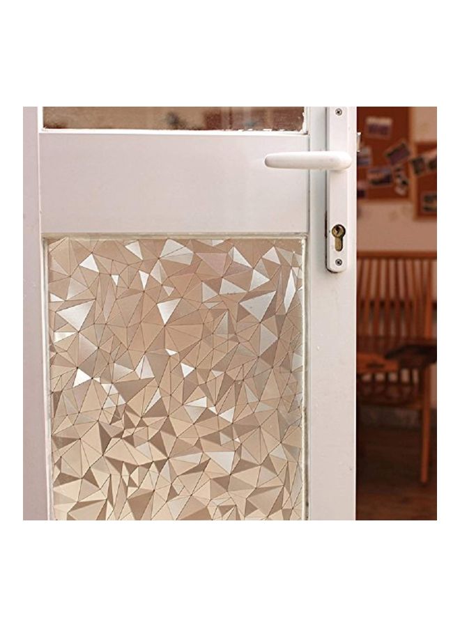 Fofon 3D Cut Glass Effect Window Film Translucent 1.5x17.7x1.5inch - Image 5
