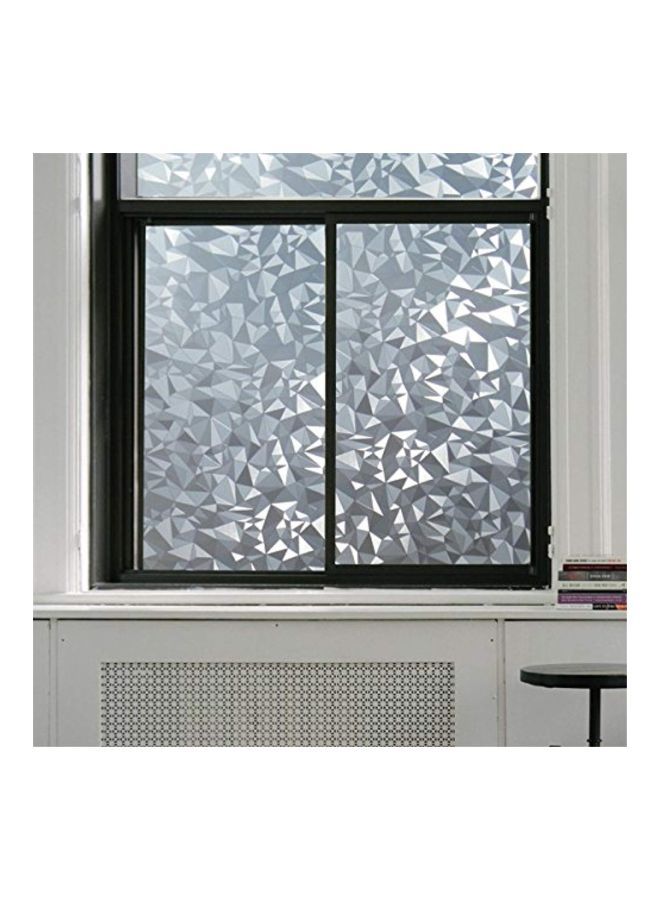 Fofon 3D Cut Glass Effect Window Film Translucent 1.5x17.7x1.5inch - Image 3