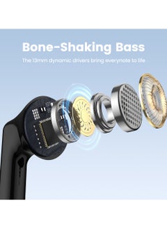 Sounarc Sounarc Q1 Earbuds with Crystal Clear Call, Powerful Bass, Bluetooth 5.3 & 28 Hours of Playtime  - Image 4