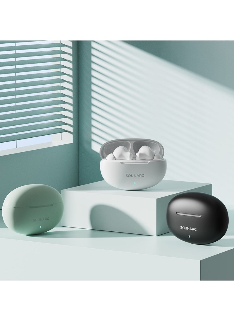 Sounarc - Sounarc Q1 Earbuds with Crystal Clear Call, Powerful Bass, Bluetooth 5.3 & 28 Hours of Playtime - Image 1