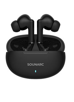 Sounarc Sounarc Q1 Earbuds with Crystal Clear Call, Powerful Bass, Bluetooth 5.3 & 28 Hours of Playtime  - Image 1