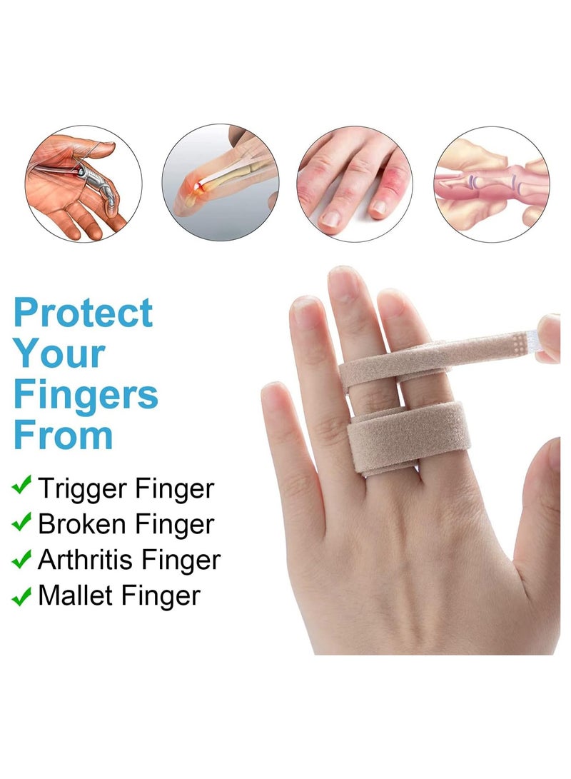 Sumifun Finger Buddy Wraps to Treat Broken 12 Pack Upgrade Taping a Jammed Finger Buddy Tape Cushioned Bandages for Swollen or Dislocated Joint - Image 2