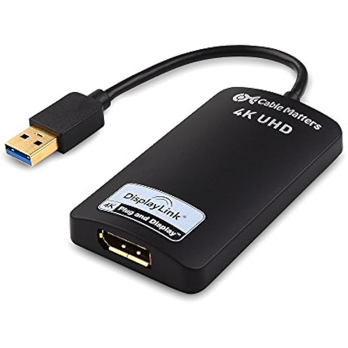 Cable Matters محول USB 3.0 إلى DisplayPort يدعم دقة 4K - Image 1