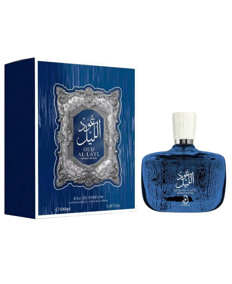 ARABIYAT Oud Al Layl MIDNIGHT EDITION Eau De Parfum - 100ml | Luxury Unisex Fragrance, Long-Lasting, Perfect for All Occasions - Image 1