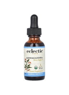 Eclectic Herb Eclectic Herb, Ashwagandha Extract, 250 mg, 1 fl oz (30 ml)  - Image 1