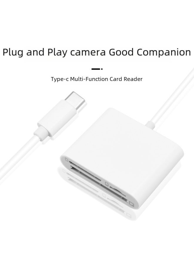 نيوترل لقراءة بطاقة Apple 15 Pro Max للهاتف المحمول من نوع Type-C، قارئ بطاقات TF، بطاقة SD، كاميرا CF، محول ثلاثي في واحد - Image 3