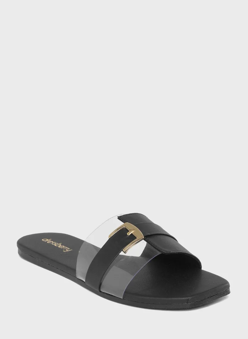 Dress Berry Casual Flat Sandals